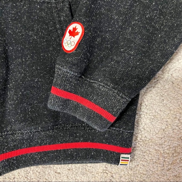 HUDSON’S BAY Official Outfitter Olympics Canada Toddlers Full Zip Hoodie Sz 5/6 - Picture 6 of 8